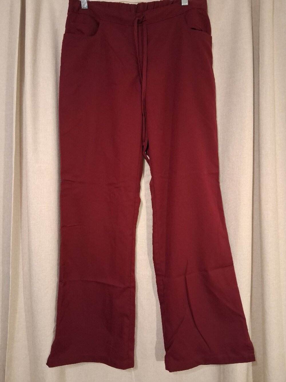 Grey's Anatomy Barco Scrub Pants Womens Medium Burgundy